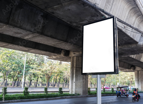 City Life with Advertising