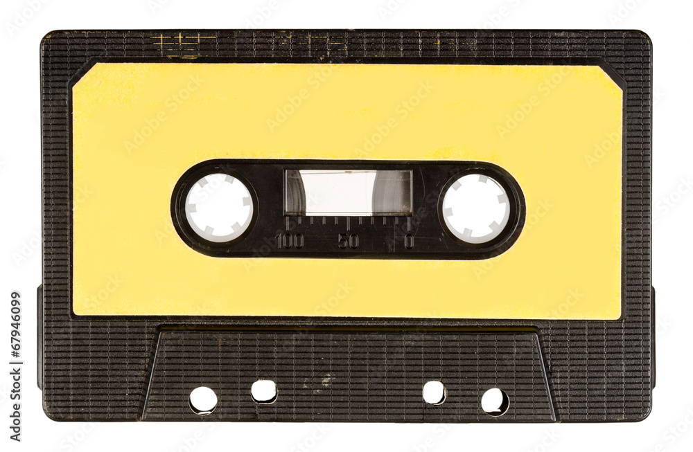 Naklejka premium Old cassette tape