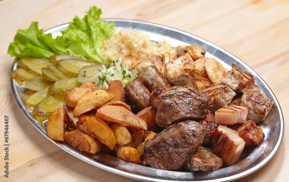 meat with cabbage and potatoes meat with cabbage and potatoes