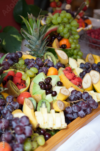 Fototapeta Naklejka Na Ścianę i Meble -  Wedding fruit table