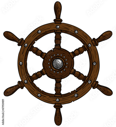 marine theme, steering wheel