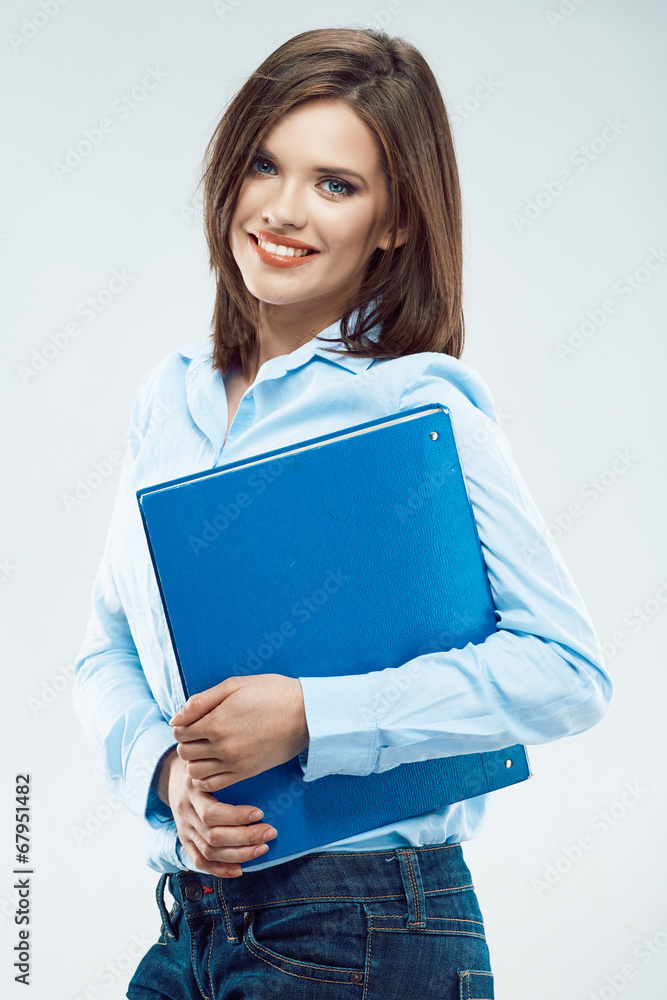 Big smile Business woman Studio Portrait. Big smile Business woman Studio Portrait.