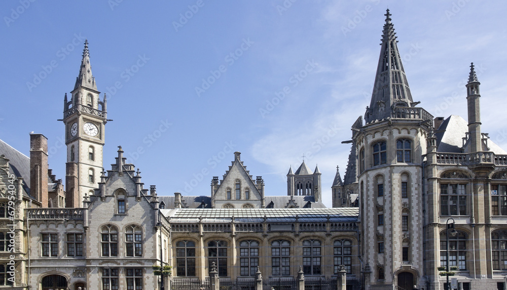 Fototapeta premium Gables in Ghent, Belgium