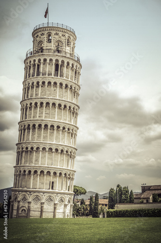 Obraz na plátně Leaning tower of Pisa, Italy