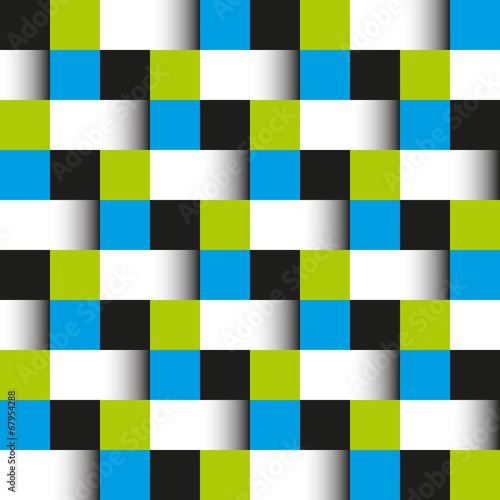 Hintergrund mit farbigen Quadraten © Säge