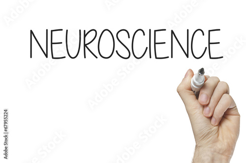 Hand writing neuroscience photo