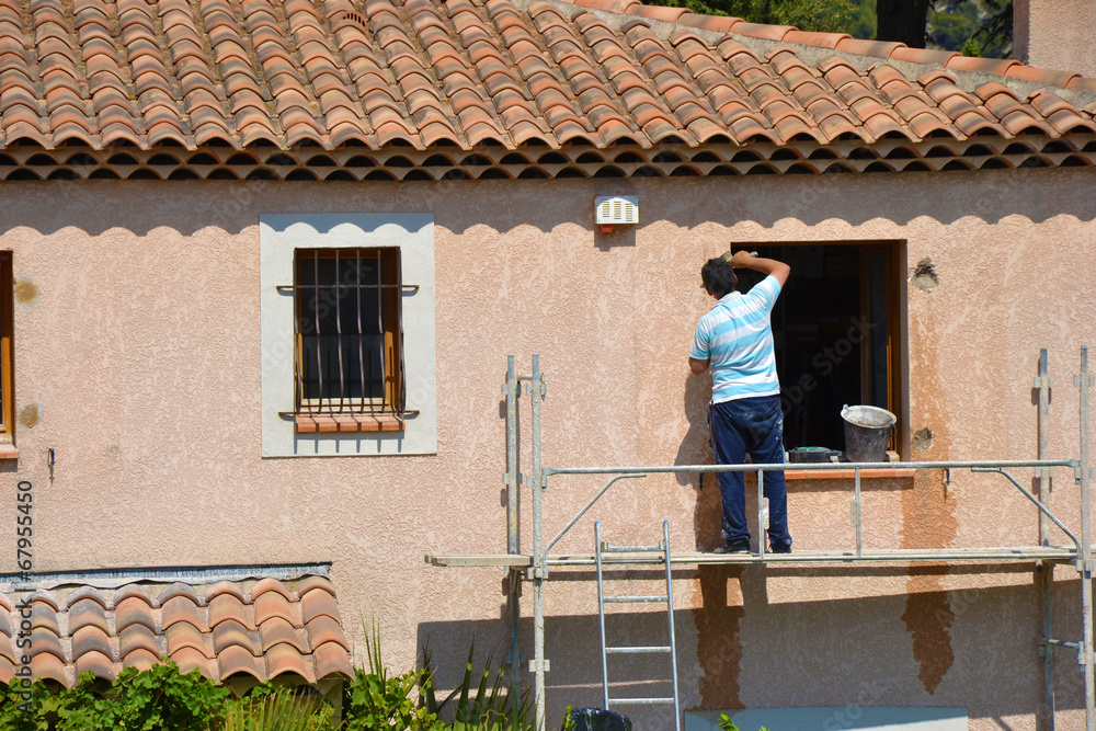 Travaux maison - Rénovation fenêtre - Ouvrier Travaux maison - Rénovation fenêtre - Ouvrier