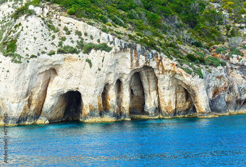 Niebieskie jaskinie na Zakynthos (Grecja)