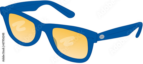 lunettes bleues