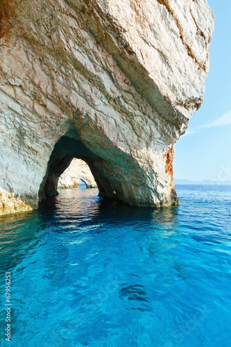 Niebieskie jaskinie na Zakynthos (Grecja)