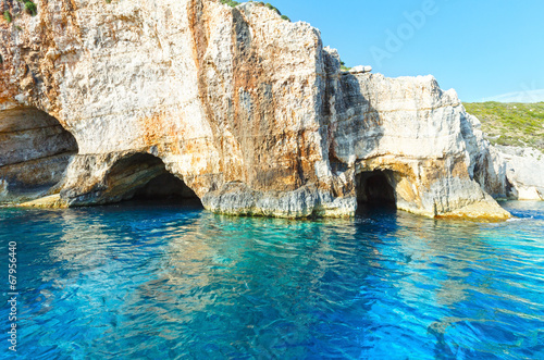 The Blue Caves in Zakynthos (Greece) © wildman