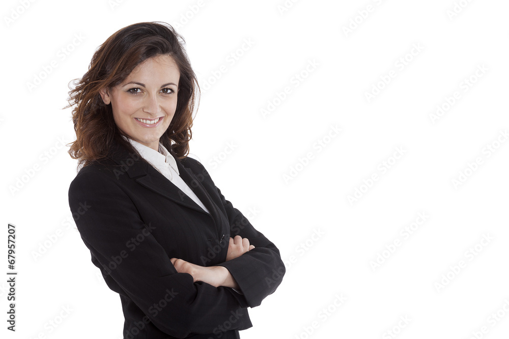 Portrait of a young attractive business woman Portrait of a young attractive business woman