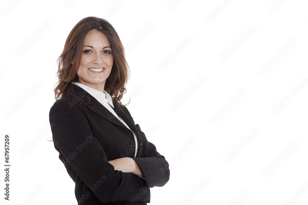 Portrait of a young attractive business woman Portrait of a young attractive business woman