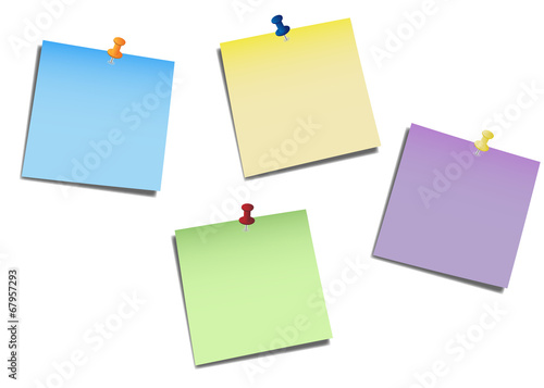 Notizzettel bunt