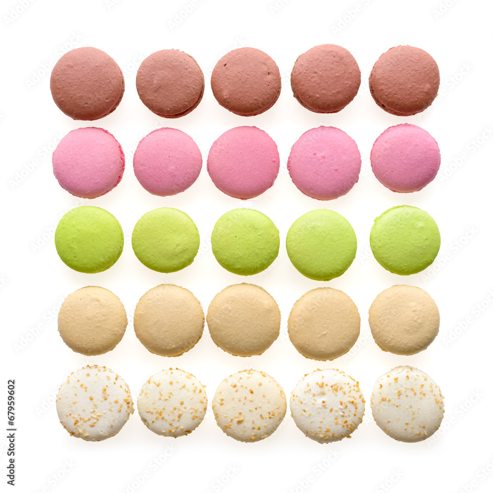 Fototapeta premium Multicolored macarons