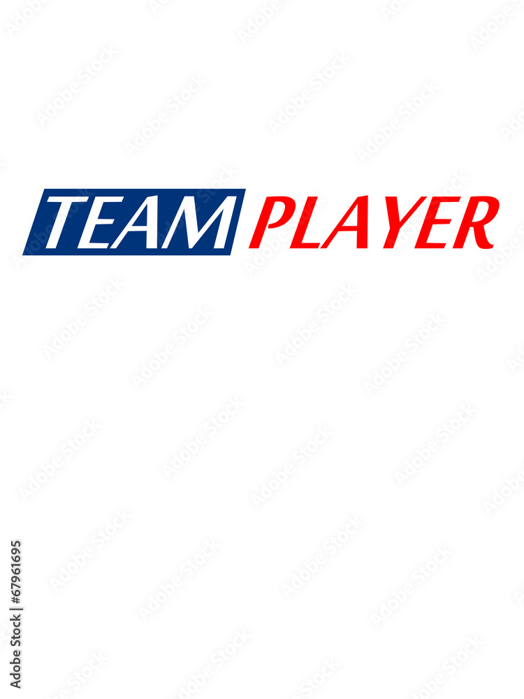 Team Player Cool Text Design Team Player Cool Text Design