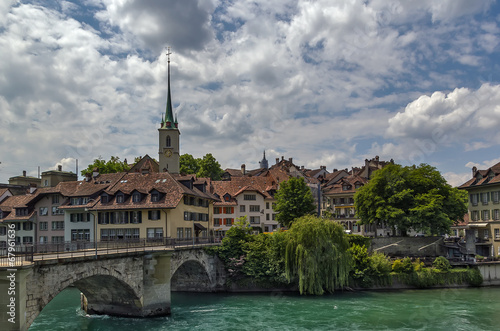 bridge over the Aare river in Bern, Switzerland