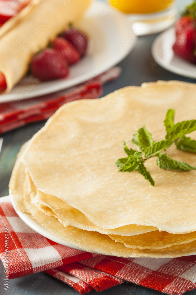 Delicious Homemade French Crepes Delicious Homemade French Crepes