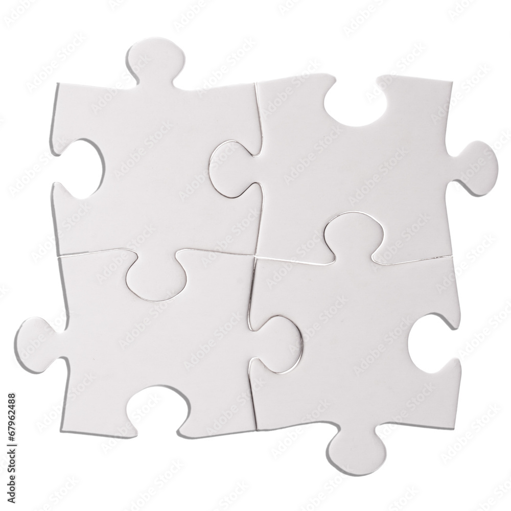 Four Puzzle pieces