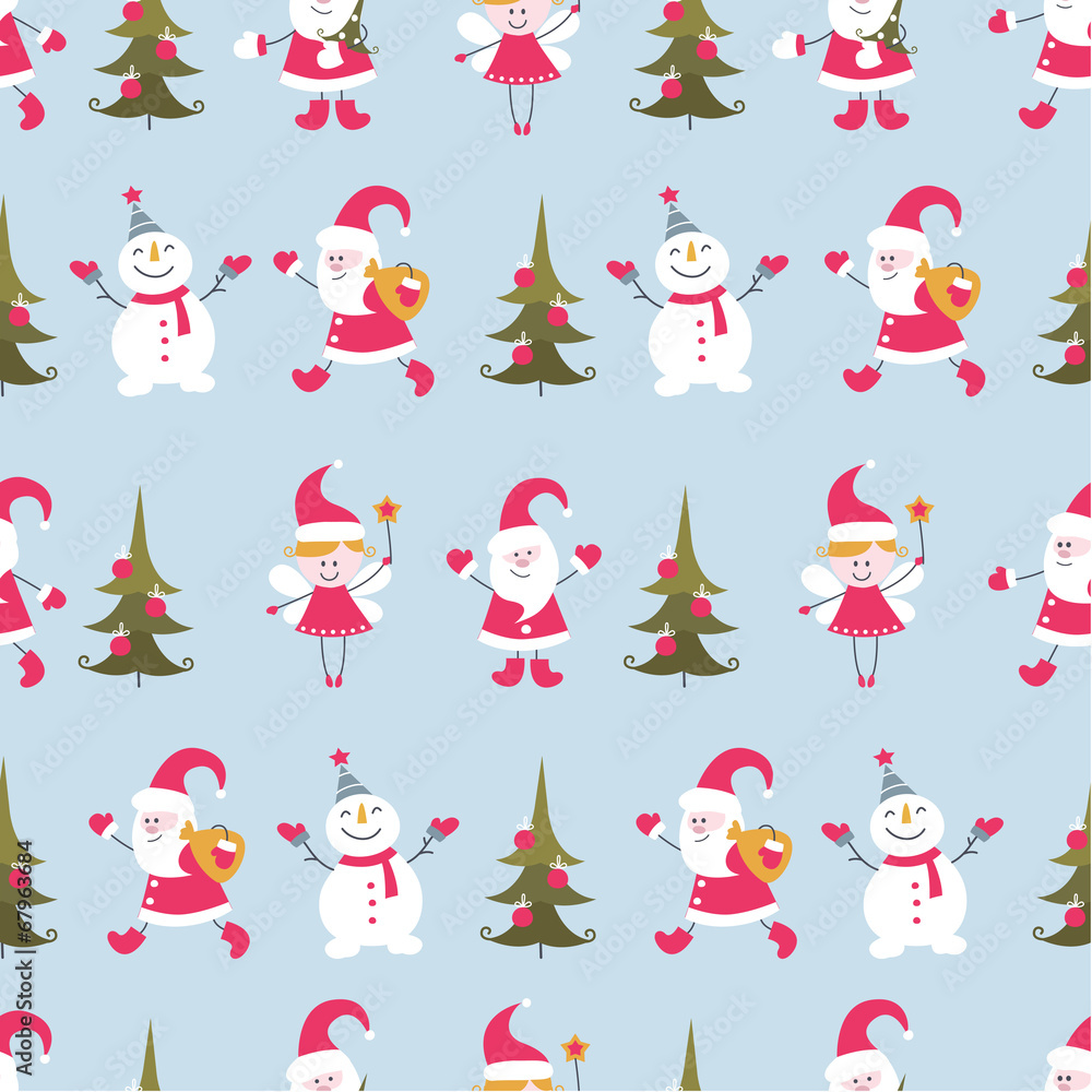 Christmas seamless pattern