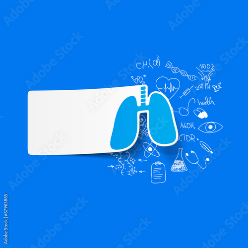 Drawing medical formulas: lung