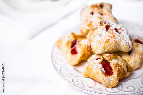 Pastry with jam