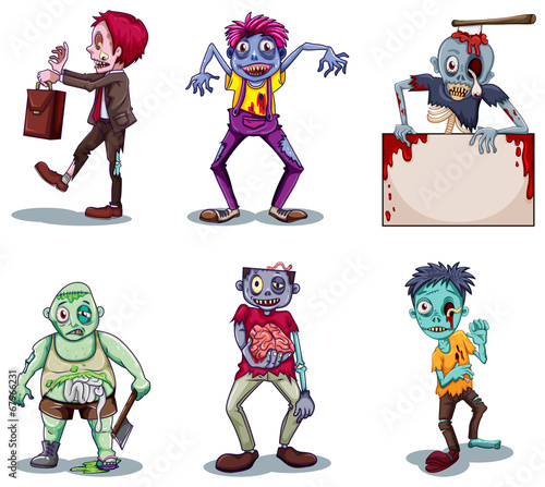 Scary zombies