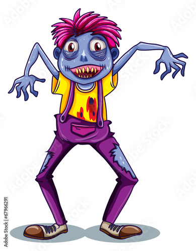 A male zombie
