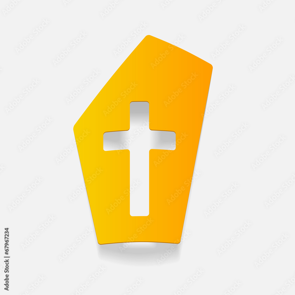 Obraz premium realistic design element: tombstone
