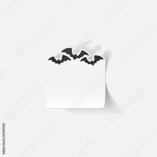 realistic design element: bat