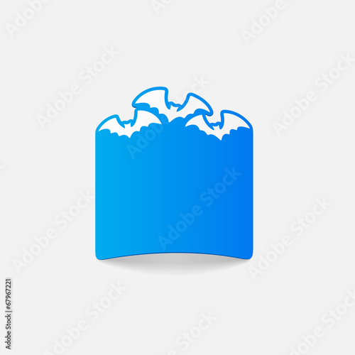 realistic design element: bat