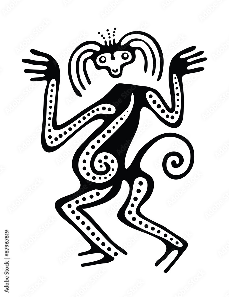 Obraz premium illustration in maya style