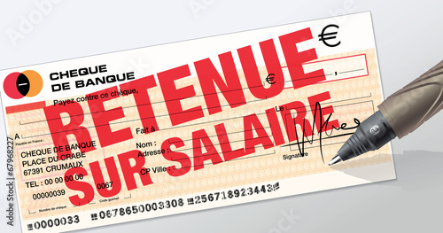 retenue sur salaire