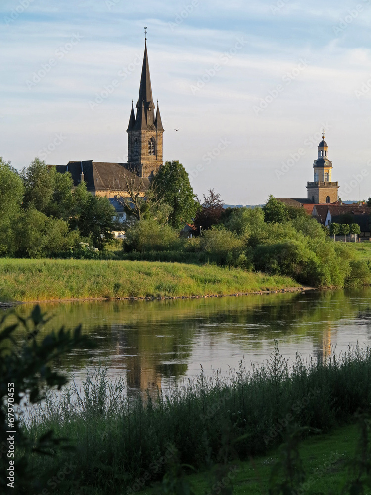 Sankt Sturmius und Weser in Rinteln