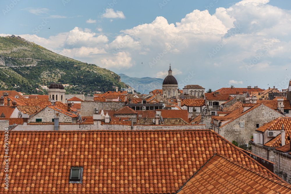 Dächermeer über Dubrovnik