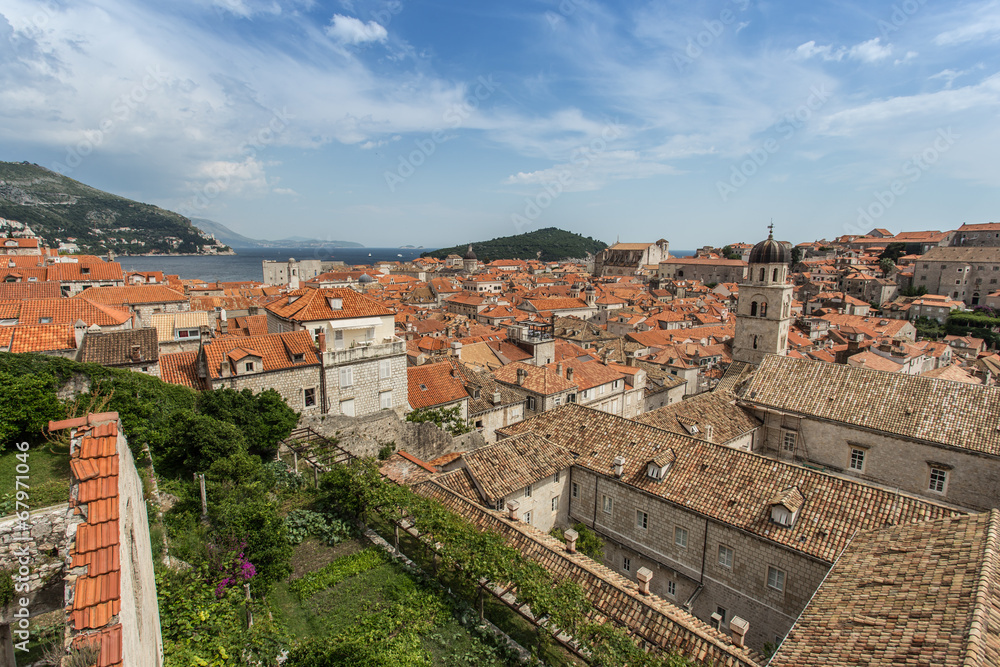 Dächermeer über Dubrovnik