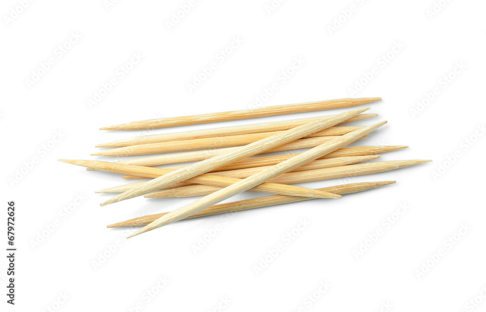 toothpick isolated on white background toothpick isolated on white background