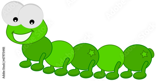 a very smiling centipede