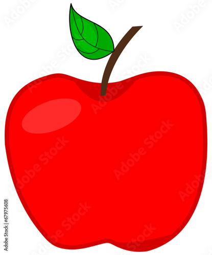 a red apple