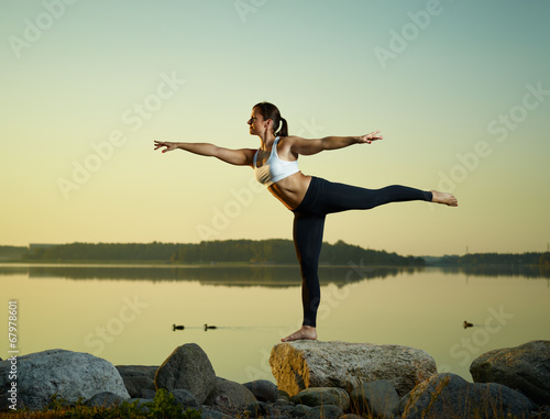 Yoga in the morning