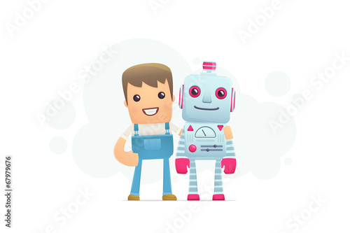 Wallpaper Mural robot repair Torontodigital.ca