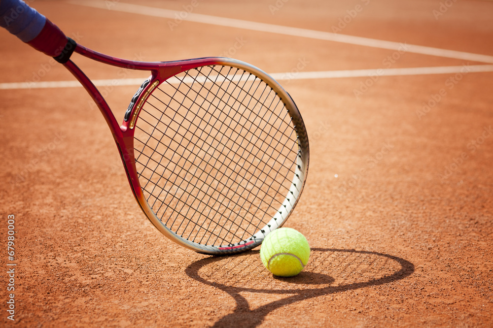 tennis equioment, sport activity concept