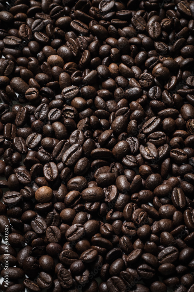 Fototapeta premium coffee beans close-up