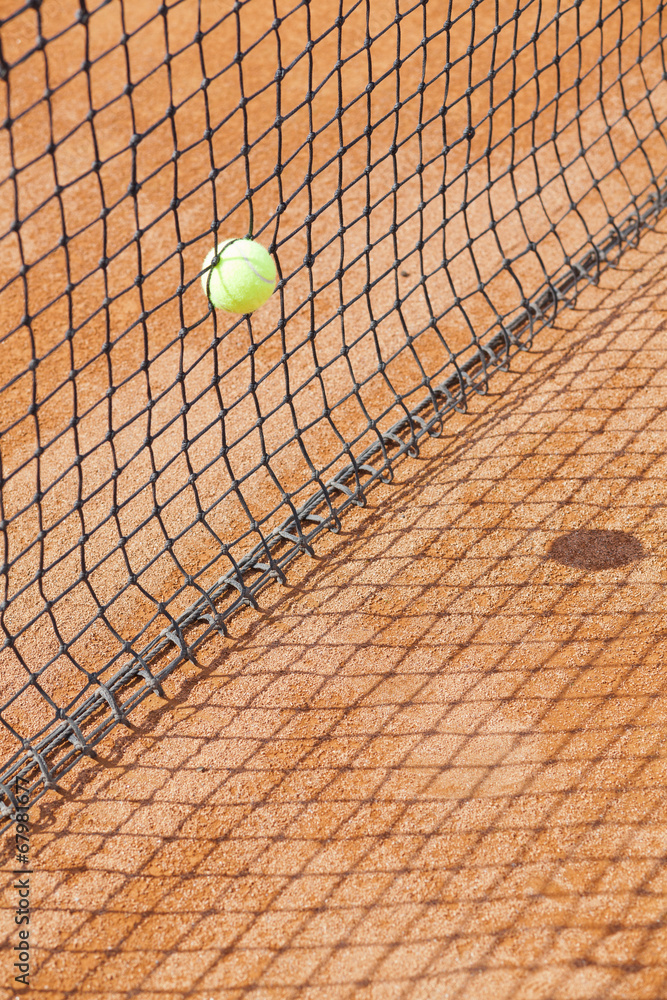 tennis background clay court