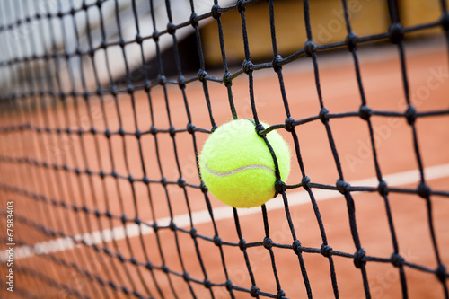 playing tennis, roland garros court type © lusia83