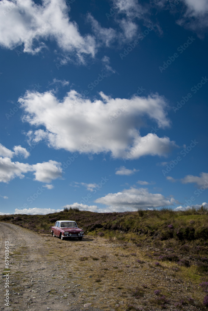 tra Fresgoe e Tongue - Scozia - automobile