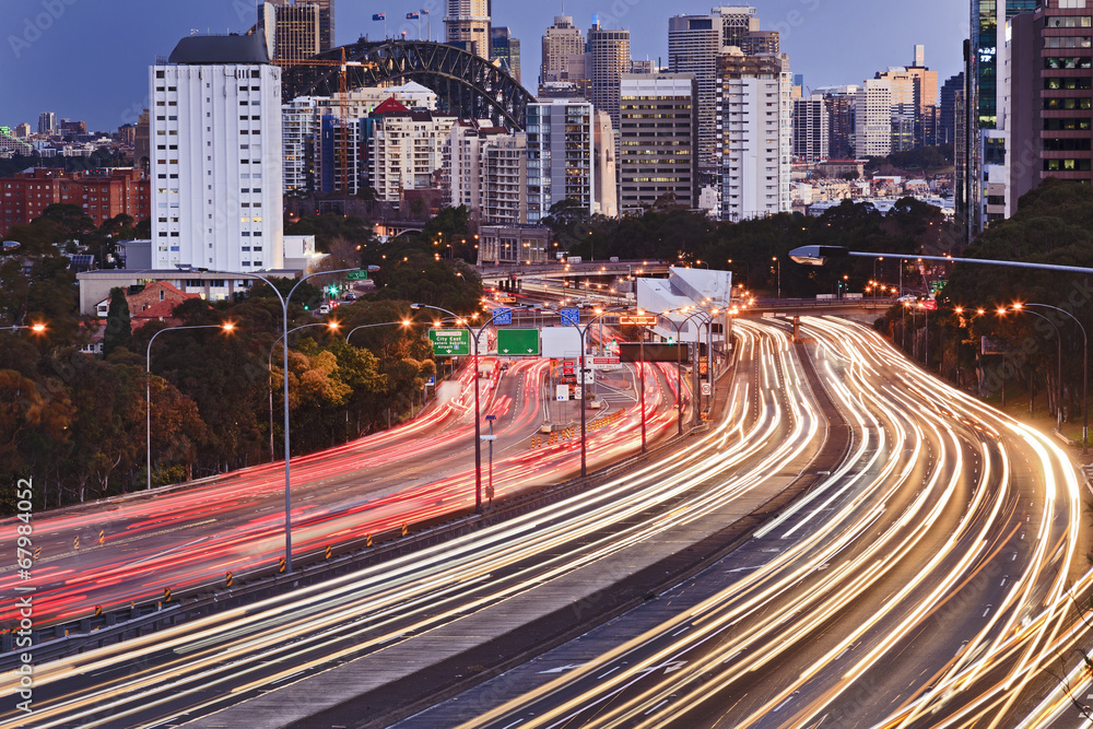 Fototapeta premium Sydney Cahill close sunset
