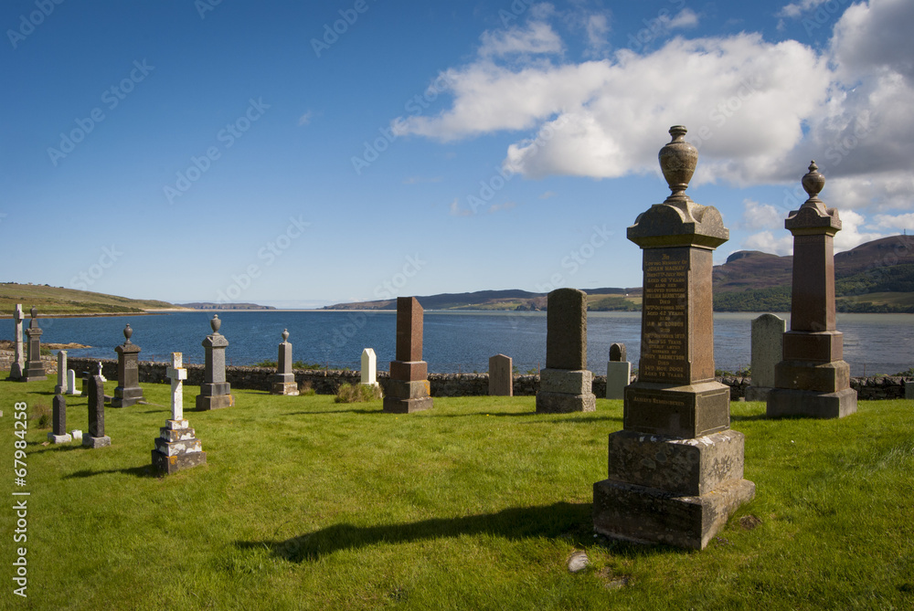 tra Tongue e Lochinver - cimitero