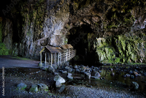 Obraz na płótnie tra Tongue e Lochinver - Smoo Cave w salonie