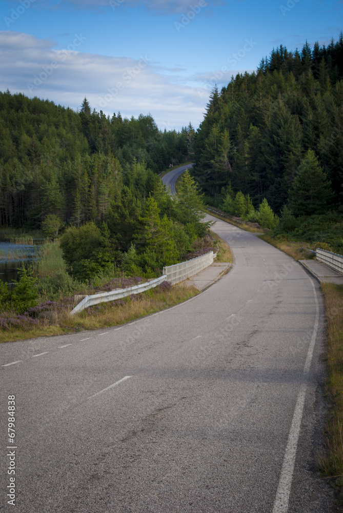 tra Tongue e Lochinver - Strada